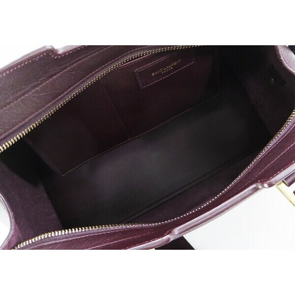 SAINT LAURENT PARIS Cabas bag Bordeaux - Picture 5 of 6